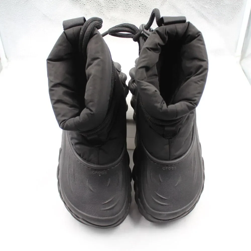 Crocs Echo Boot Men 7 Women 9 Winter Snow Rain Puffer Boots Black
